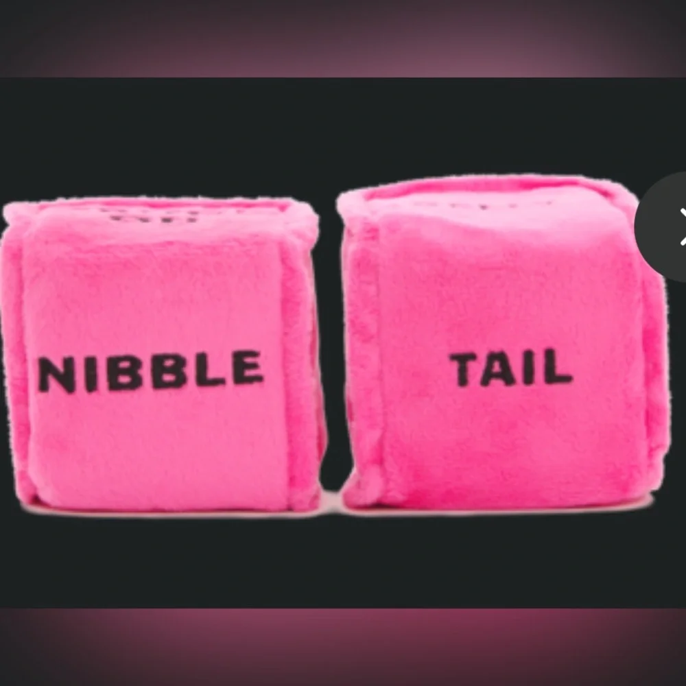 Bark Box After Dark Collection NEW naughty dog dice Dog toys squeak & crinkle